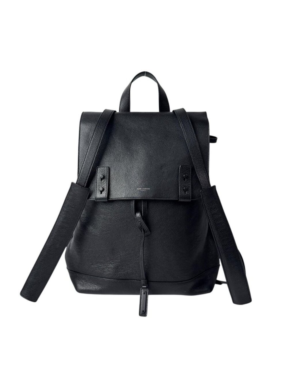 Saint Laurent Backpack Gray Leather YSL